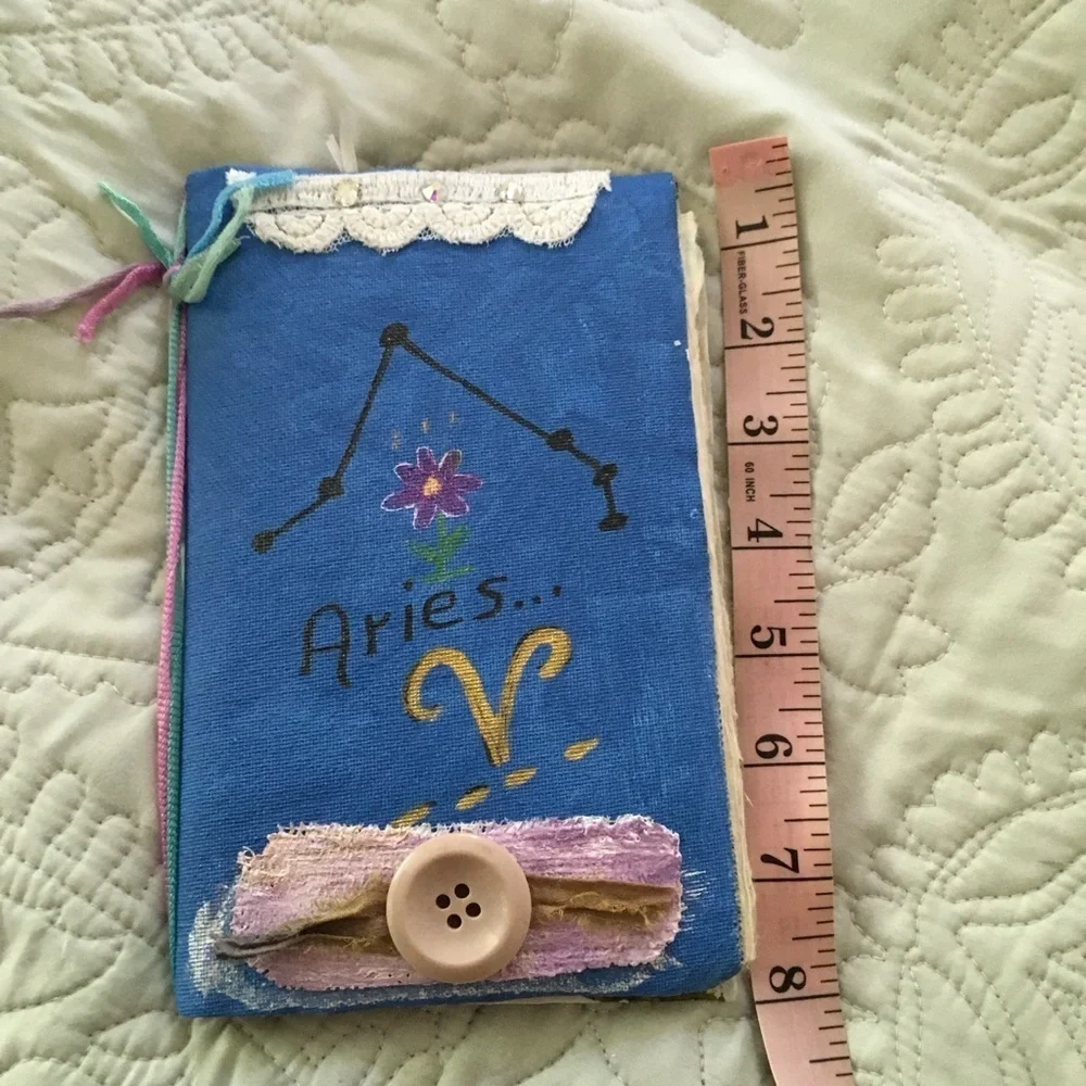 Handmade Aries Zodiac Journal 48 Pages